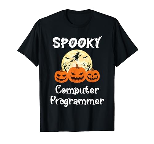 Gruseliger Computerprogrammierer Lustig Halloween Vergleich