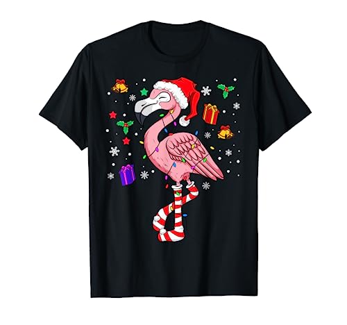 Weihnachten Flamingo Shirt lustiges Vergleich